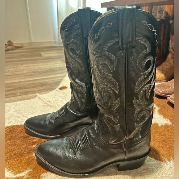 Dan post black leather boots - Picture 4 of 6